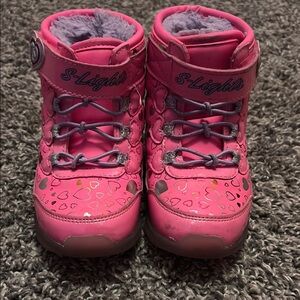 Skechers Pink Lightup Boots